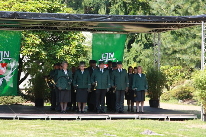 Die Jagdhornbläsergruppe Hameln-Pyrmont gewann in der Oberstufe mit 386 Punkten