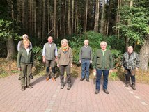 v.l.n.r. Hermann Wreesmann, Elisabeth Grave, Harald Nienaber, Karin Behrens, Dr. Hermann Seelhorst, Willi Reinke (es fehlt Gerhard Nording).