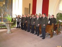 Unsere Jagdhornbläsergruppe unter musikalischer Leitung von Sabine Claußen-Schweers