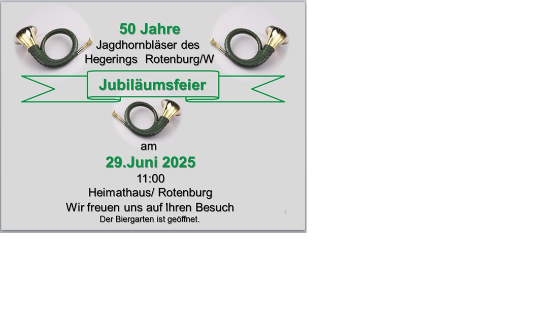 Jubiläum unserer Bläser